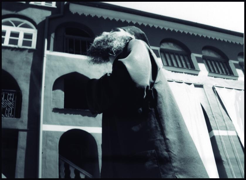 Monje. Monasterio de Vatopediu.  Viaje al Monte Athos