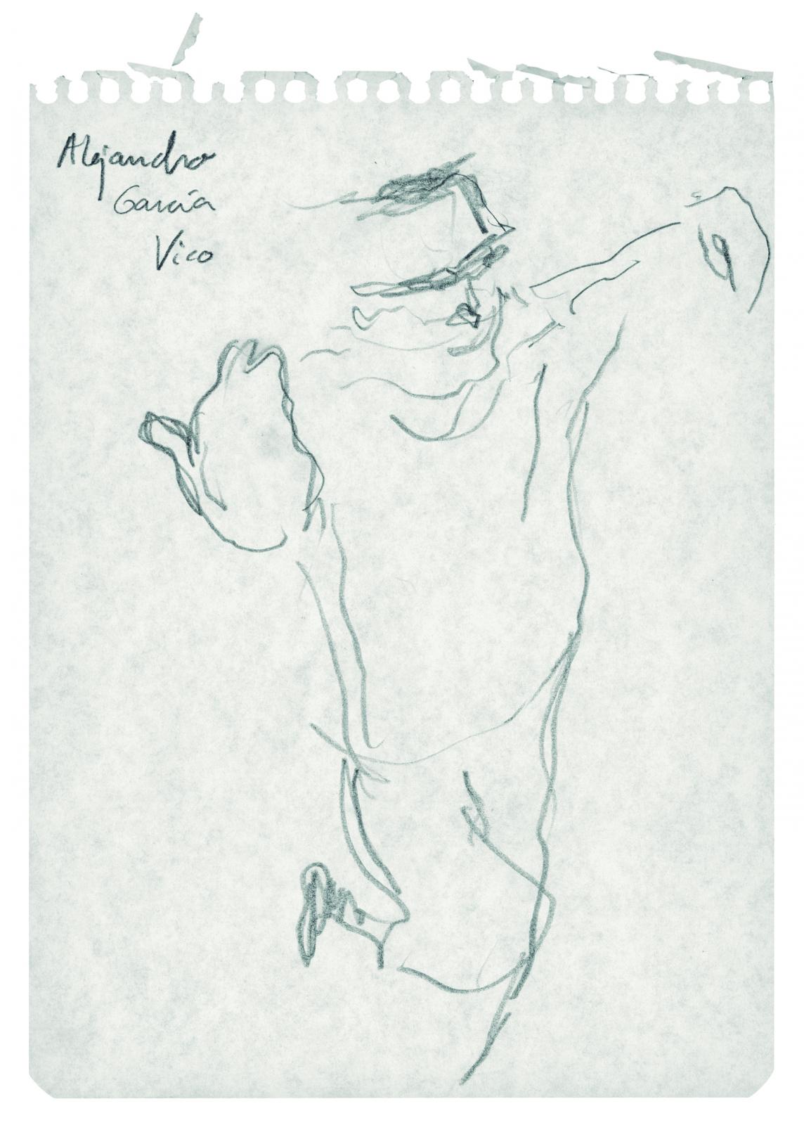 Sin título. Serie B 1B-Reverso. Carpeta Dibujo: Música y Danza