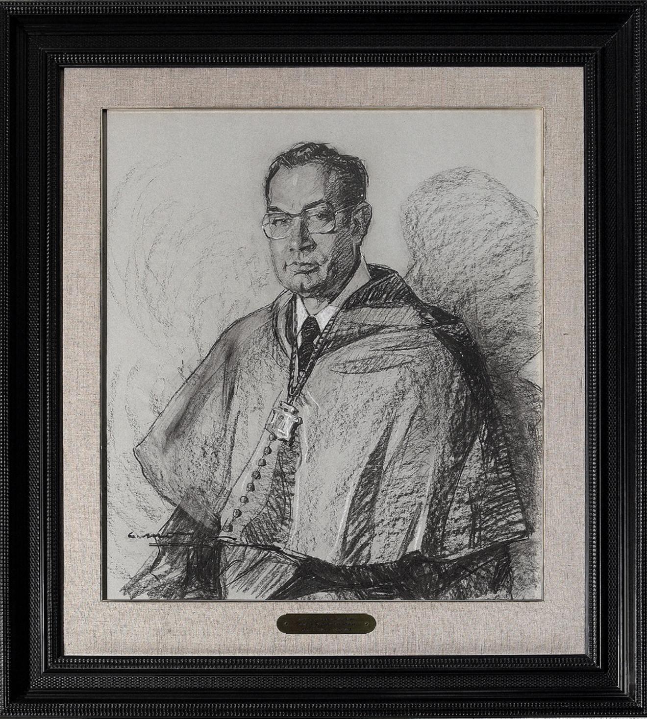 Retrato de Rafael Infante Macías. Decano de la Facultad de Ciencias