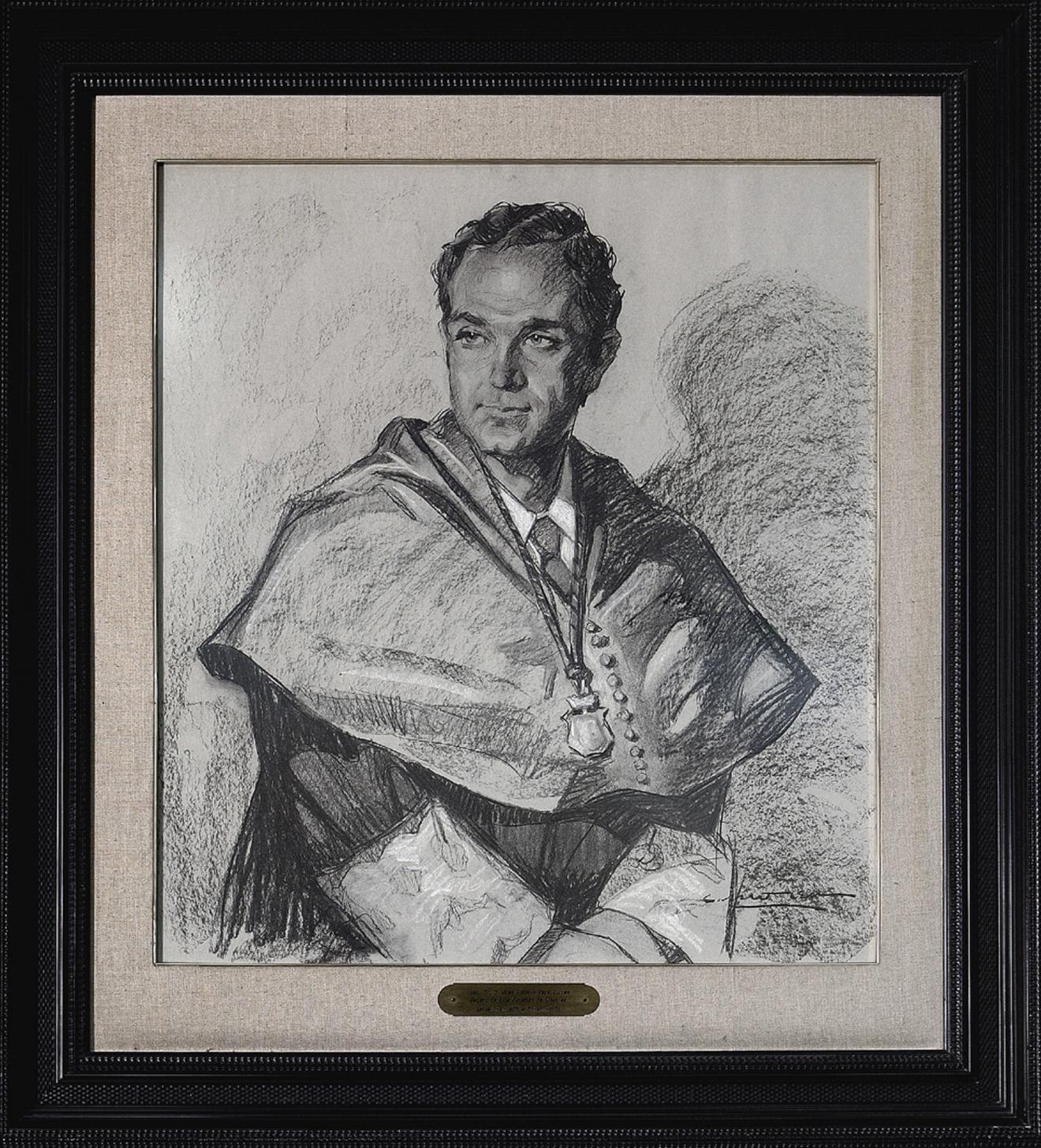 Retrato de Juan Antonio Vera Torres. Decano de la Facultad de Ciencias