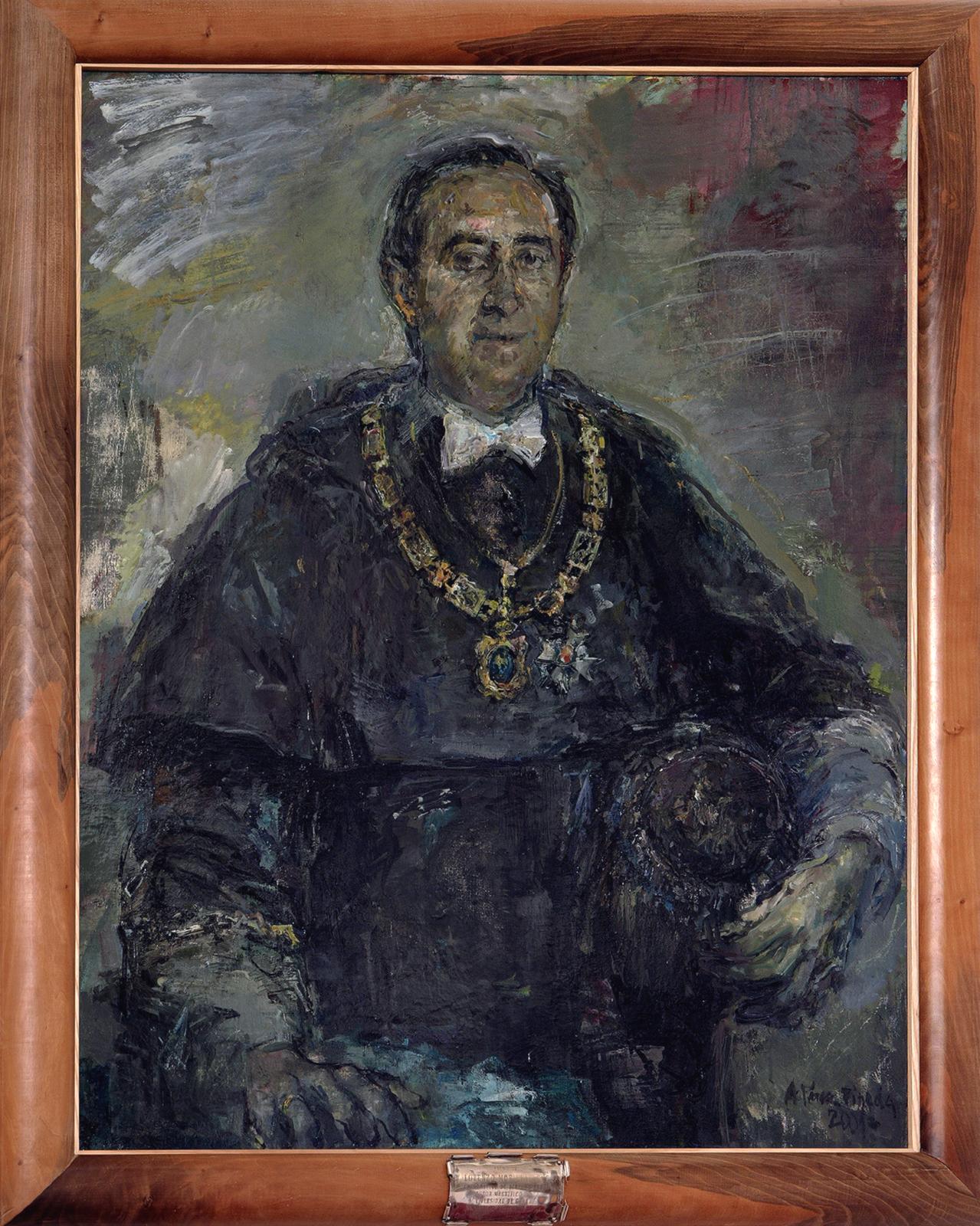 Retrato de Lorenzo Morillas. Rector de la Universidad de Granada
