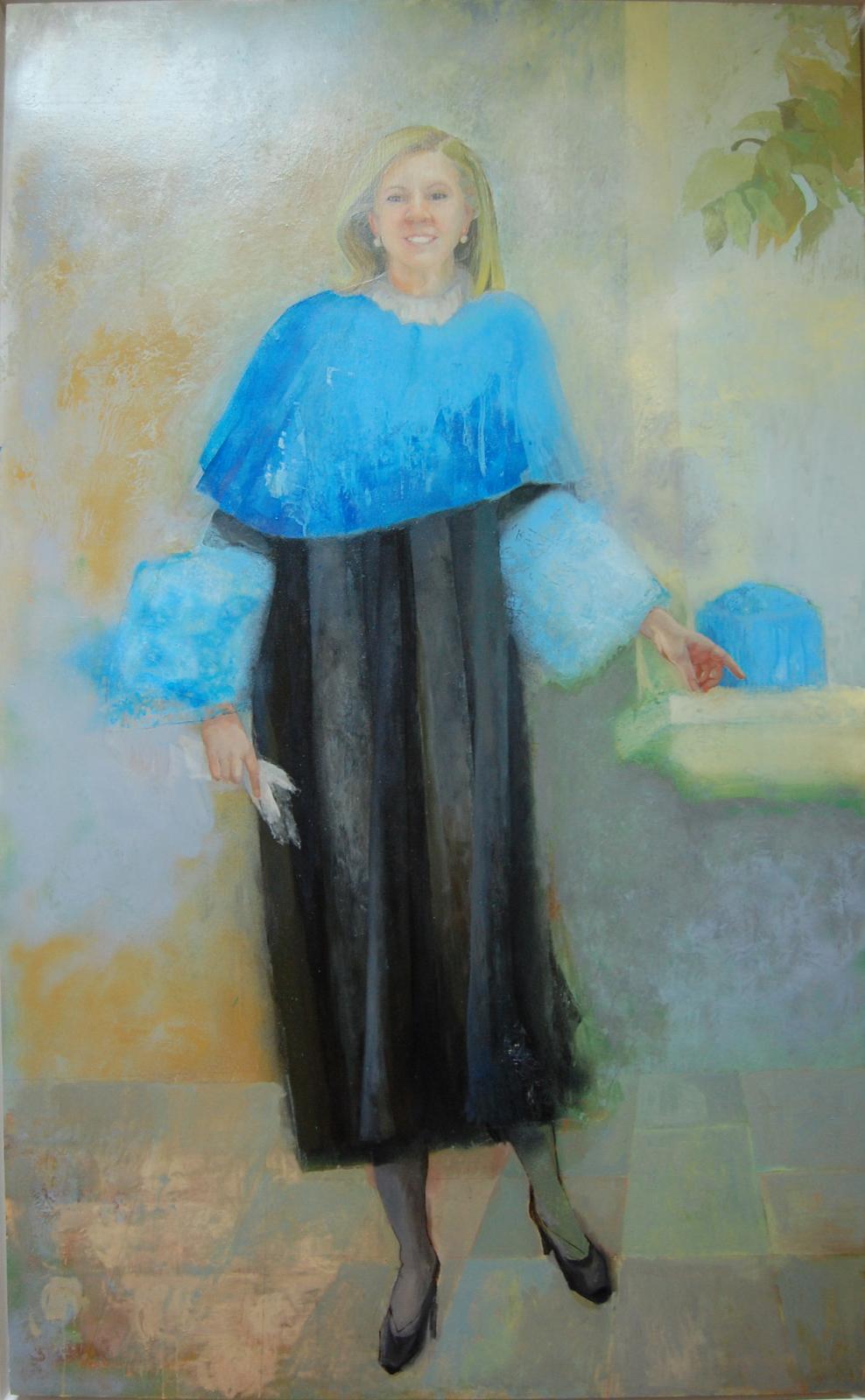 Retrato de María Elena Martín-Vivaldi Caballero. Decana de la Facultad de Filosofía y Letras