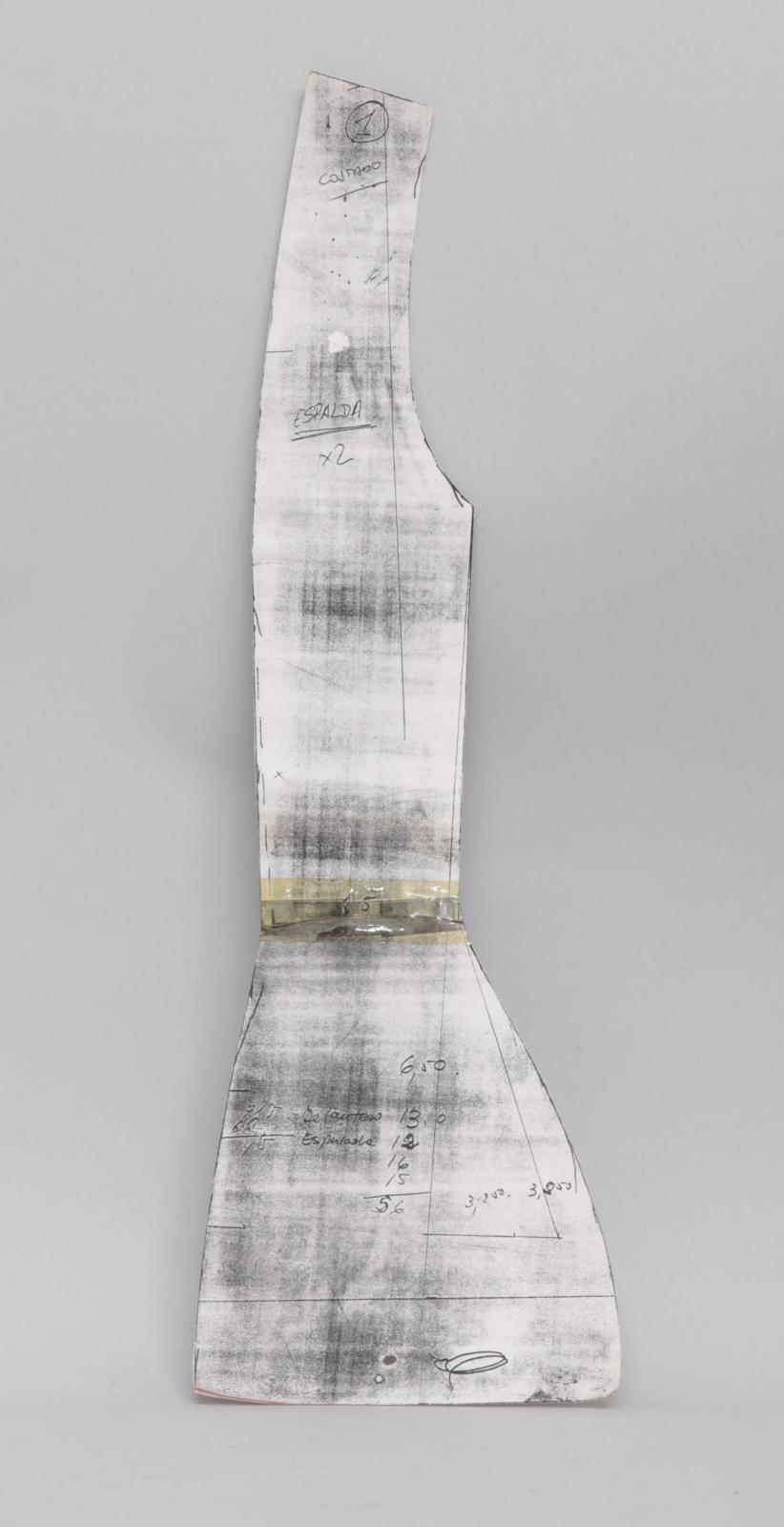 patrón espalda de un vestido