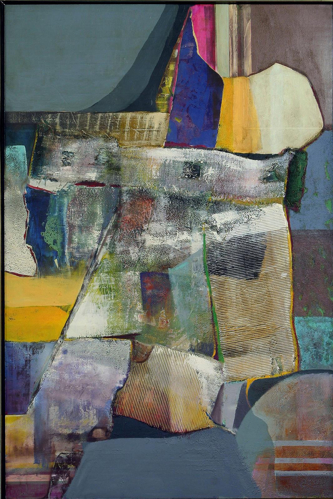 Mujer con cinturón. Abstracción