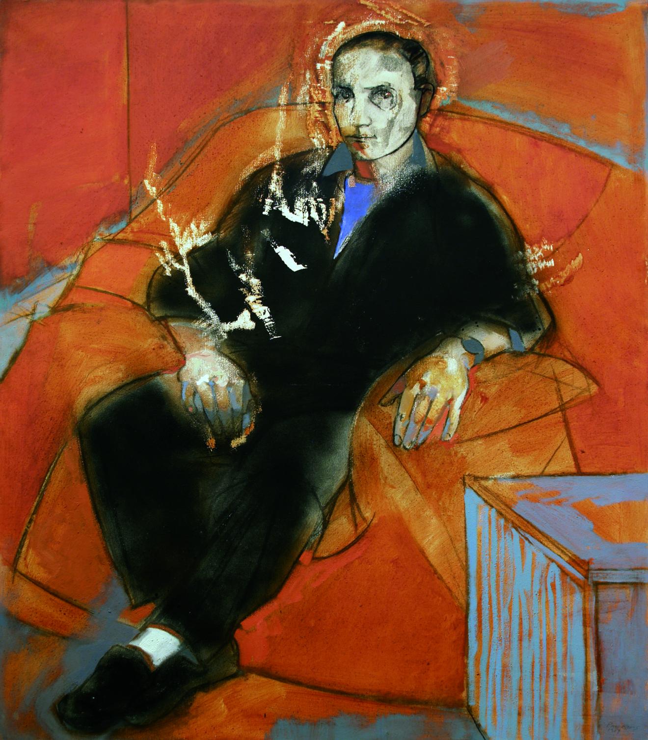 Retrato masculino sedente