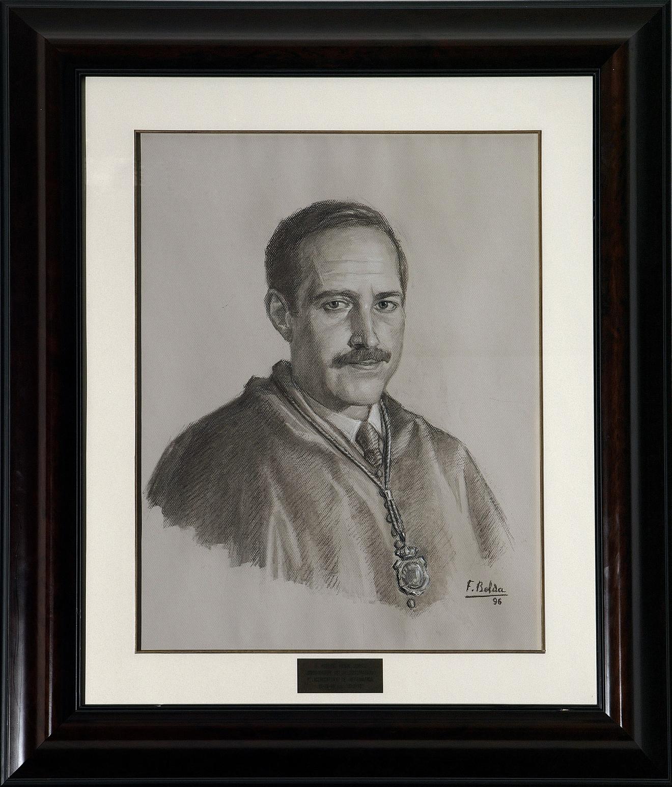 Retrato de Miguel Vega López. Director de la Escuela Técnica Superior de Ingeniería Informática