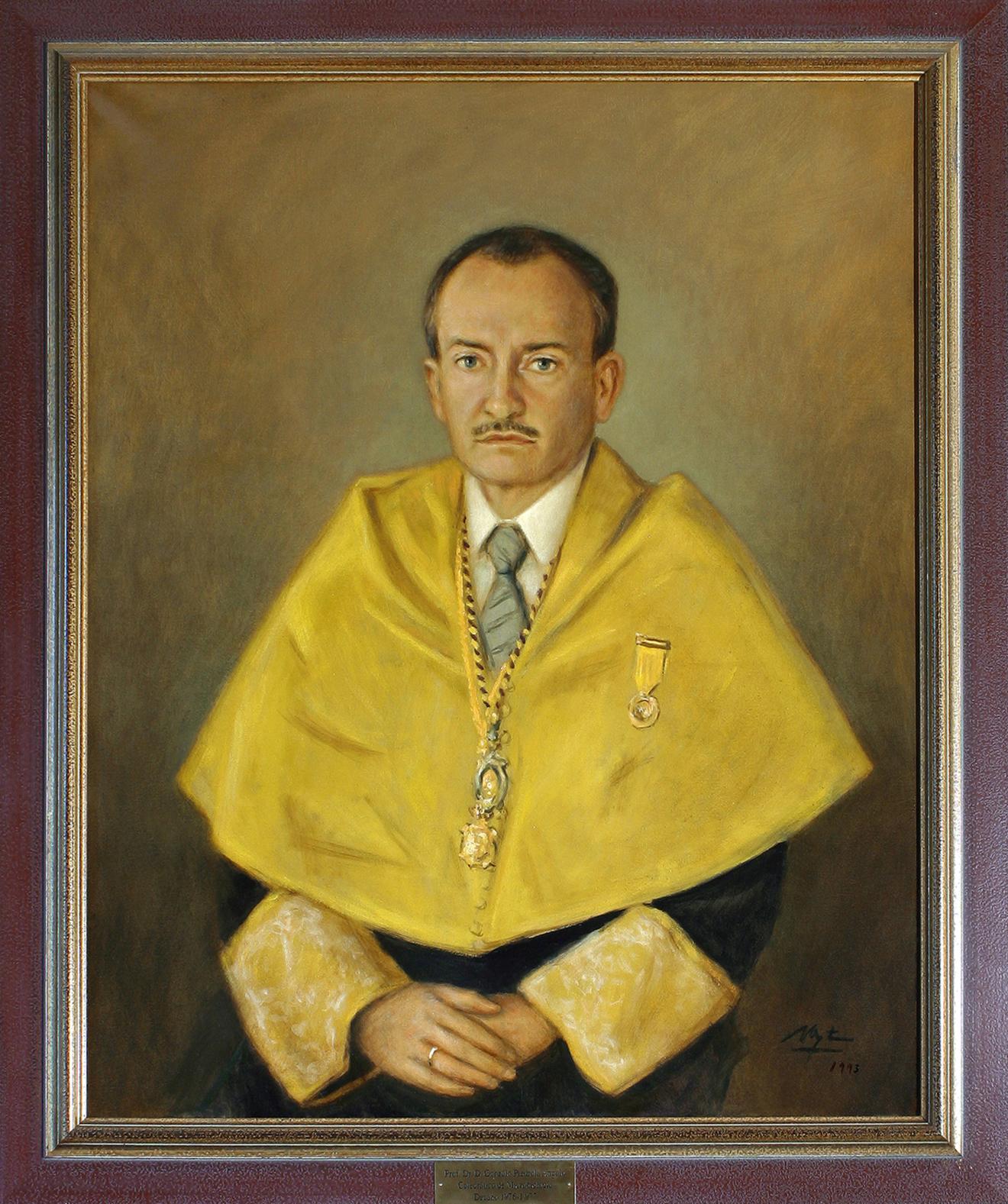 Retrato de Gonzalo Piédrola Angulo. Decano de la Facultad de Medicina