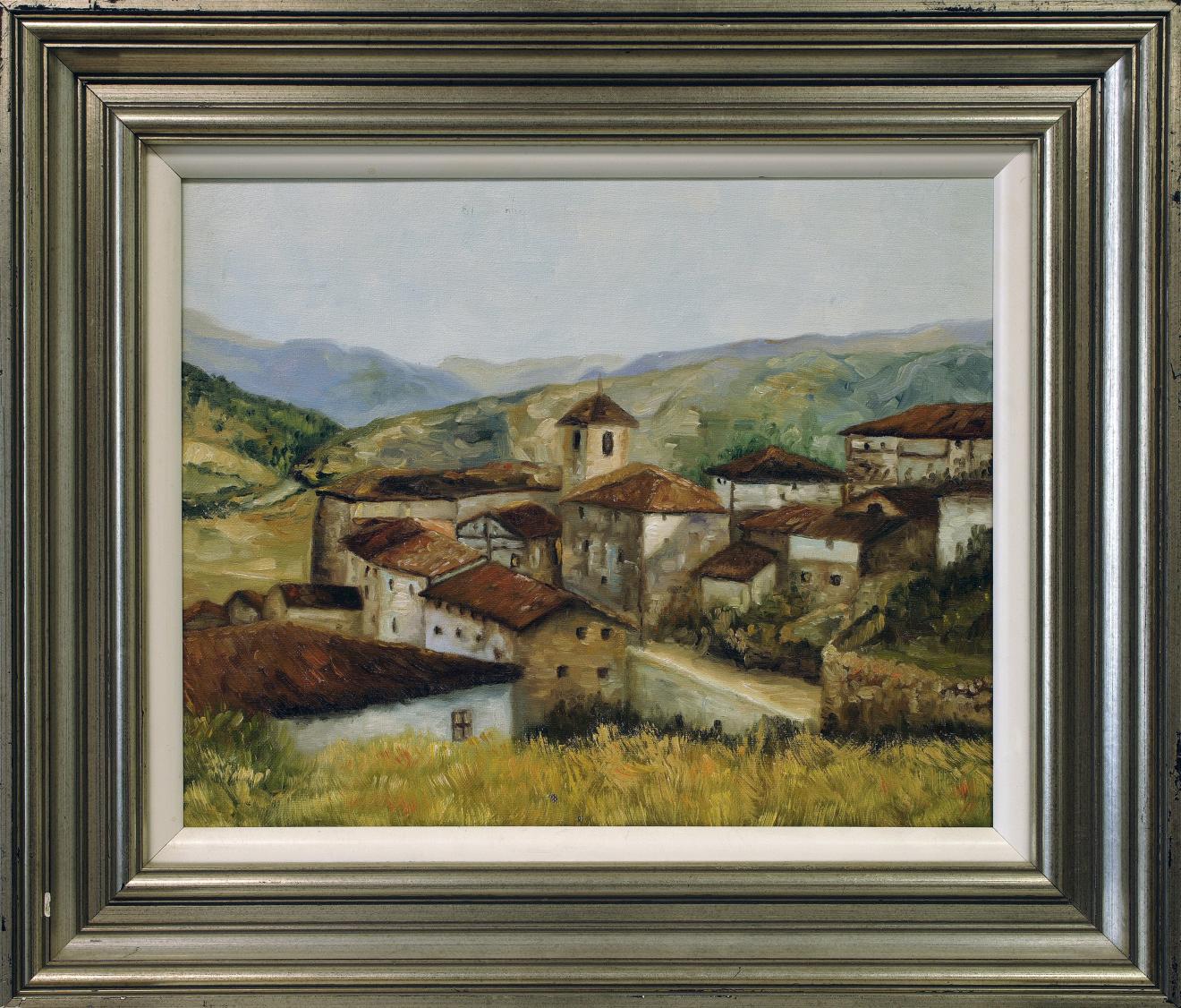 Paisaje de localidad rural